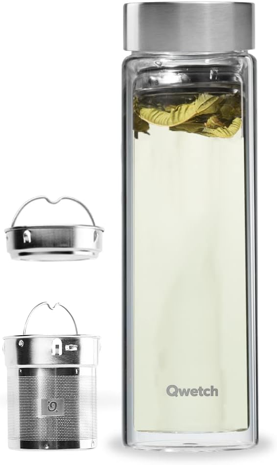Glass Teapot with Stainless Steel Lid 430ml