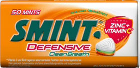 Smint Pastilles, 2h Defensive Orange Mint, sugar-free, 35 g
