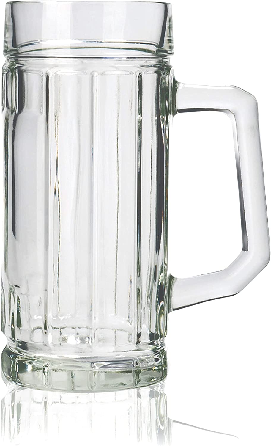 Stölzle Lausitz Stölzle Oberglas Gambrinus Beer Mugs / Set of 12 Beer Mugs 0.125 Litres / Sturdy Beer Jug / Beer Glasses 0.125 Litres Made of Soda Lime Glass / Dishwasher Safe