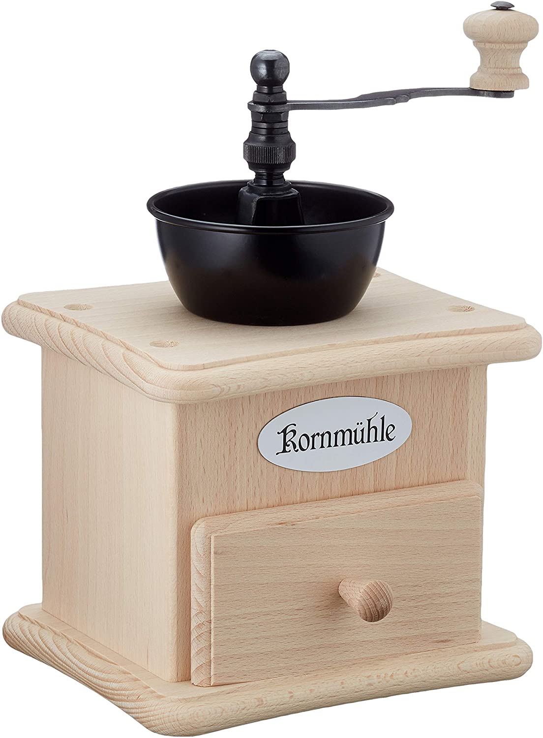 Zassenhaus Beech Wood Cereal Mill in Natural