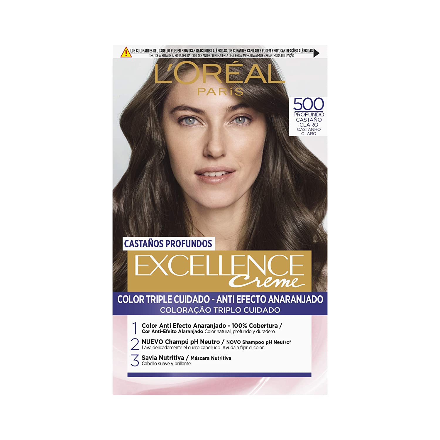 L'oreal Expert Professionnel Excellence Brunette Ink #500 True Light Brown, ‎Light brown, , brown