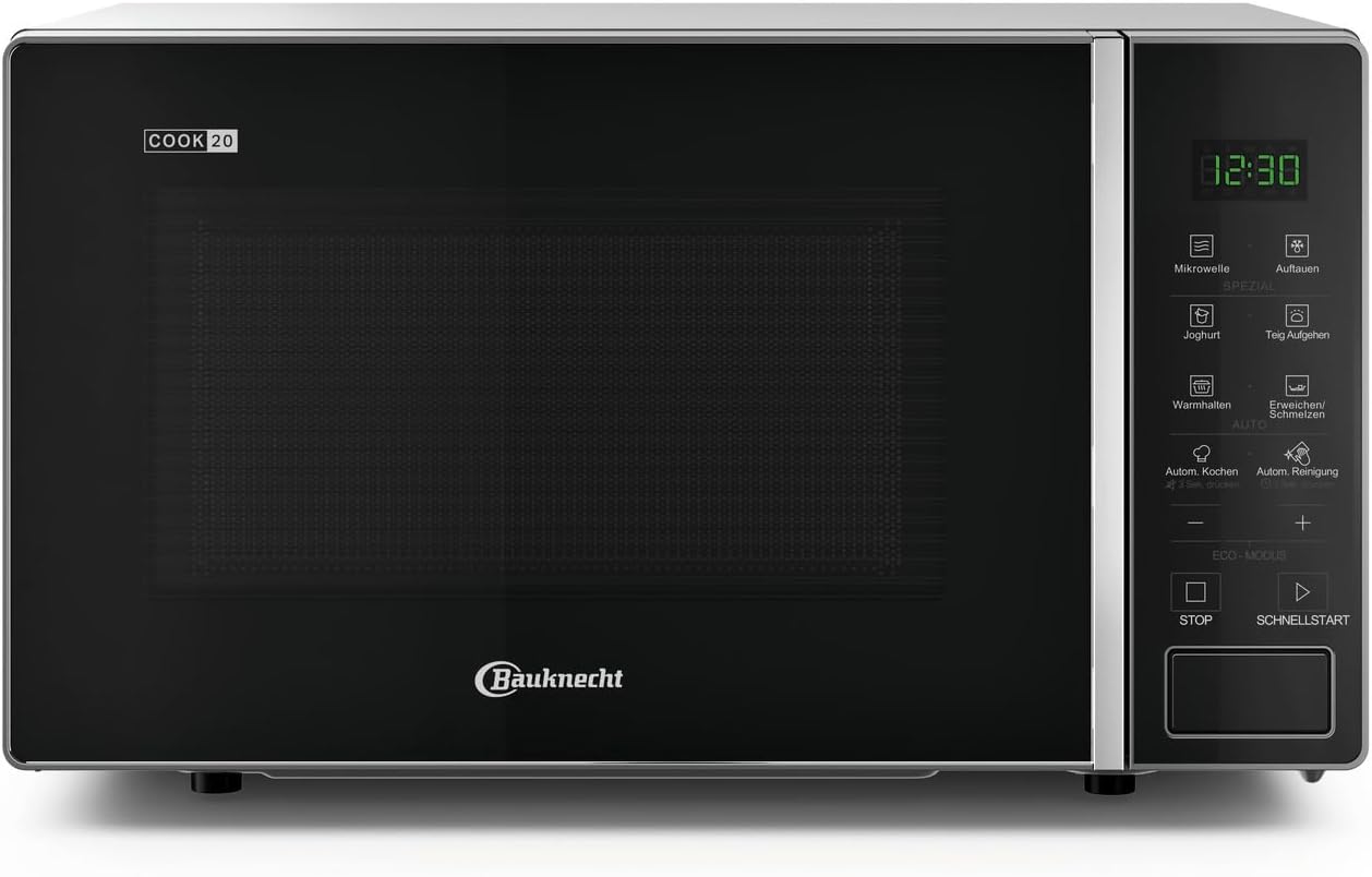Bauknecht MWK 201 B Microwave / 20 L Cooking Chamber / Automatic Programmes / Melting Function / Quick Start Function (Rapid Start) / Warming Level / Function Let Dough Rise
