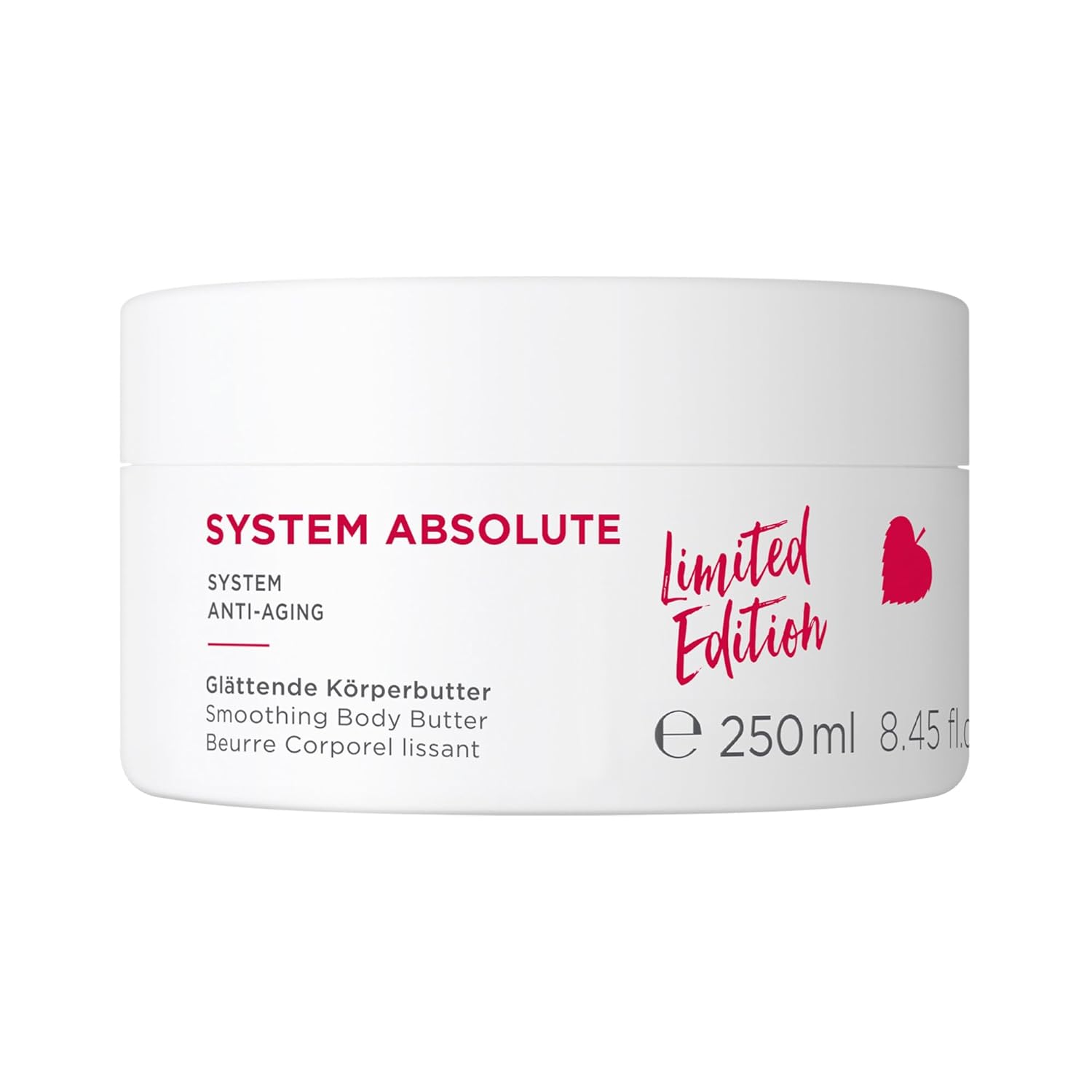 Annemarie Barlind ANNEMARIE BÖRLIND SYSTEM ABSOLUT SYSTEM ANTI-AGING Glättende Körperbutter (250ml) - Samtweiches, Glattes Hautgefühl, Spendet Intensiv Feuchtigkeit, Bewahrt die Hautfeuchtigkeit, Vegan