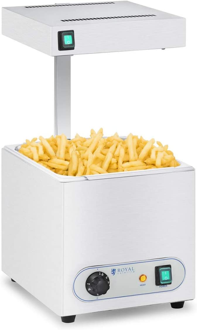 Royal Catering Fries Food Warmer Food Warmer with thermal Bridge – 850 W