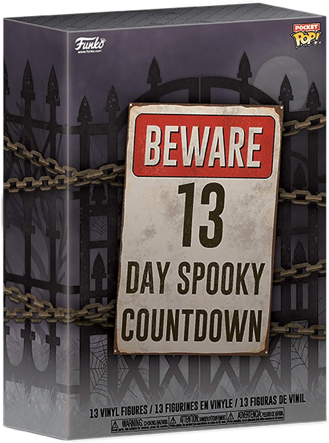 Funko 48114 Advent Calendar: Pocket POP: 13-Day Spooky Countdown Collectible toy, multicolor
