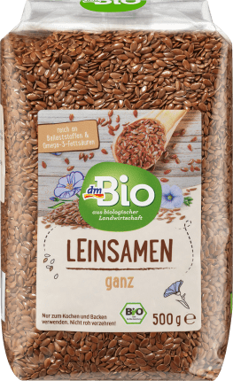 dmBio Seeds, flax seeds, 500 g