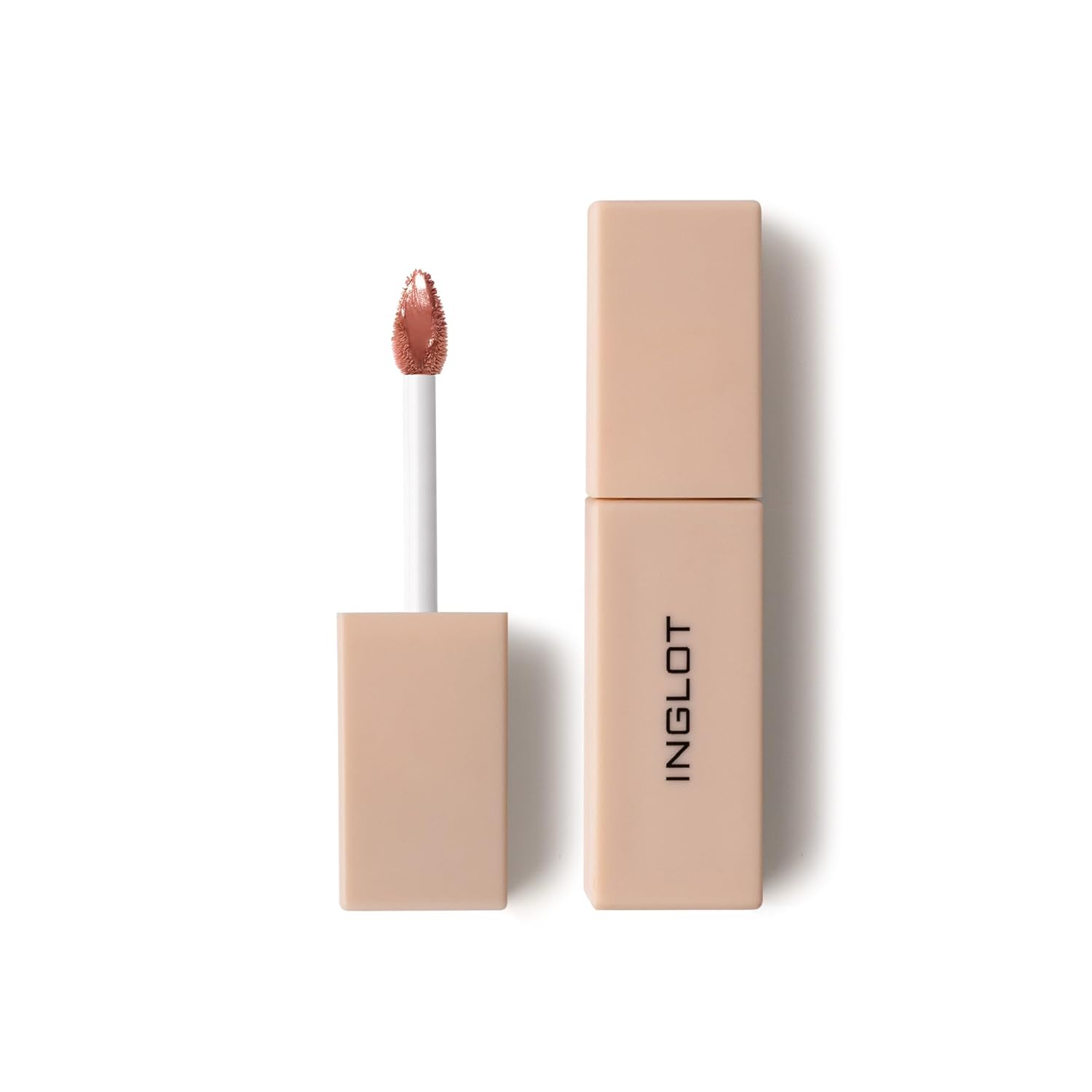 INGLOT Glazed Lips Liquid Lipstick SPF 50+ - Long-Lasting Shine | Subtle Color | Ideal for everyday use | UV protection | Volume Enlargement | Shiny | 3.5ml | 93