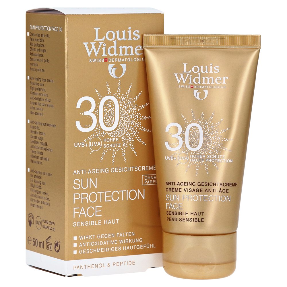 Louis Widmer Widmer Sun Protection Face Cream SPF 30 Unperfumed, 50 ml