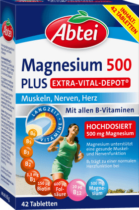 Abtei Magnesium 500 plus 42 St, 61 g