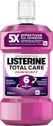 Listerine Mouthwash Total Care Mouthguard, 500 ml