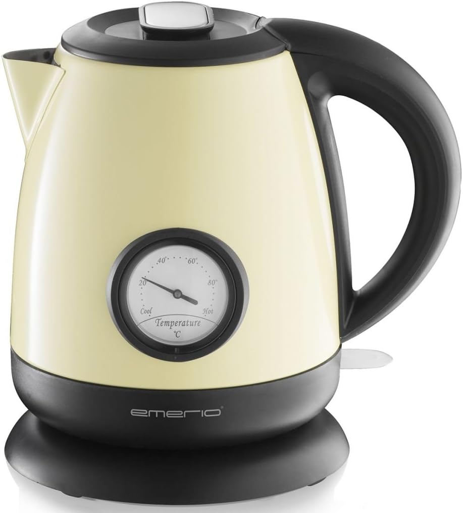 Emerio wk-109795.2 1L 2000 W Black - Electrical Kettle (2000 W, AC, 720 g, 152 mm, 182 mm, 180 mm