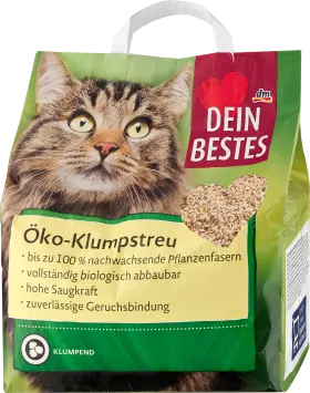 Dein Bestes Cat litter, eco clumping litter, 3.6 kg