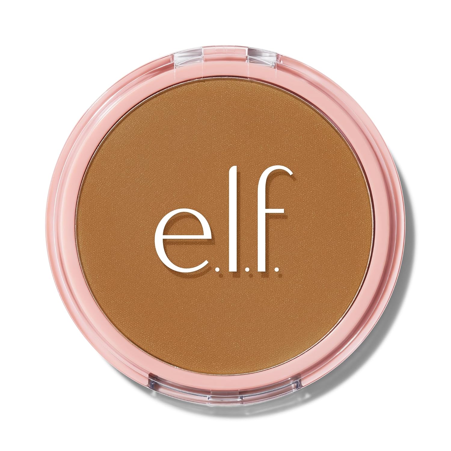 e.l.f. eleven. Halo Glow Powder Filter, Pressed Finishing Powder, Buildable Coverage, Refines Pore Image, With Velor Powder Puff and Mirror, Vegan & Cruelty Free, Deep Neutral