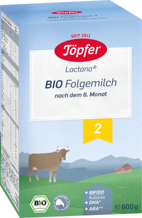 TÖPFER Follow-up milk 2 after the 6th month, 600 g