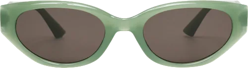 SUNDANCE Adult sunglasses, green frame, cat-eye look, 1 piece