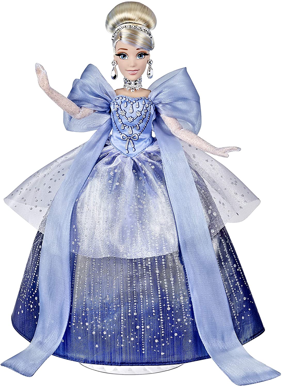 Hasbro Disney Prinzessinnen Disney Prinzessin Style Serie Weihnachtsedition Cinderella, Sammelmodepuppe