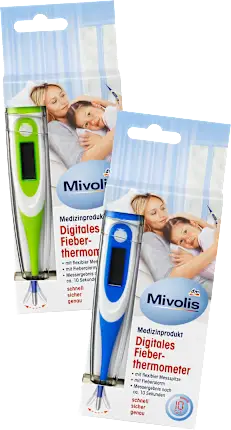 Mivolis Digital clinical thermometer with flexible measuring tip, 1 piece