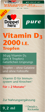Doppelherz Vitamin D3 2000 Drops, 9.2 Ml