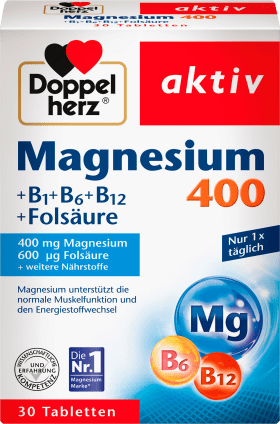 Doppelherz Magnesium 400mg tablets 30 pcs., 38.1 g