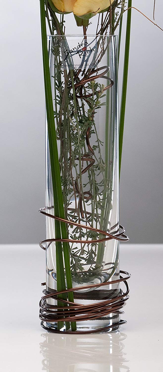 Sandra Rich Glass Vase Solifleur 20 Cm