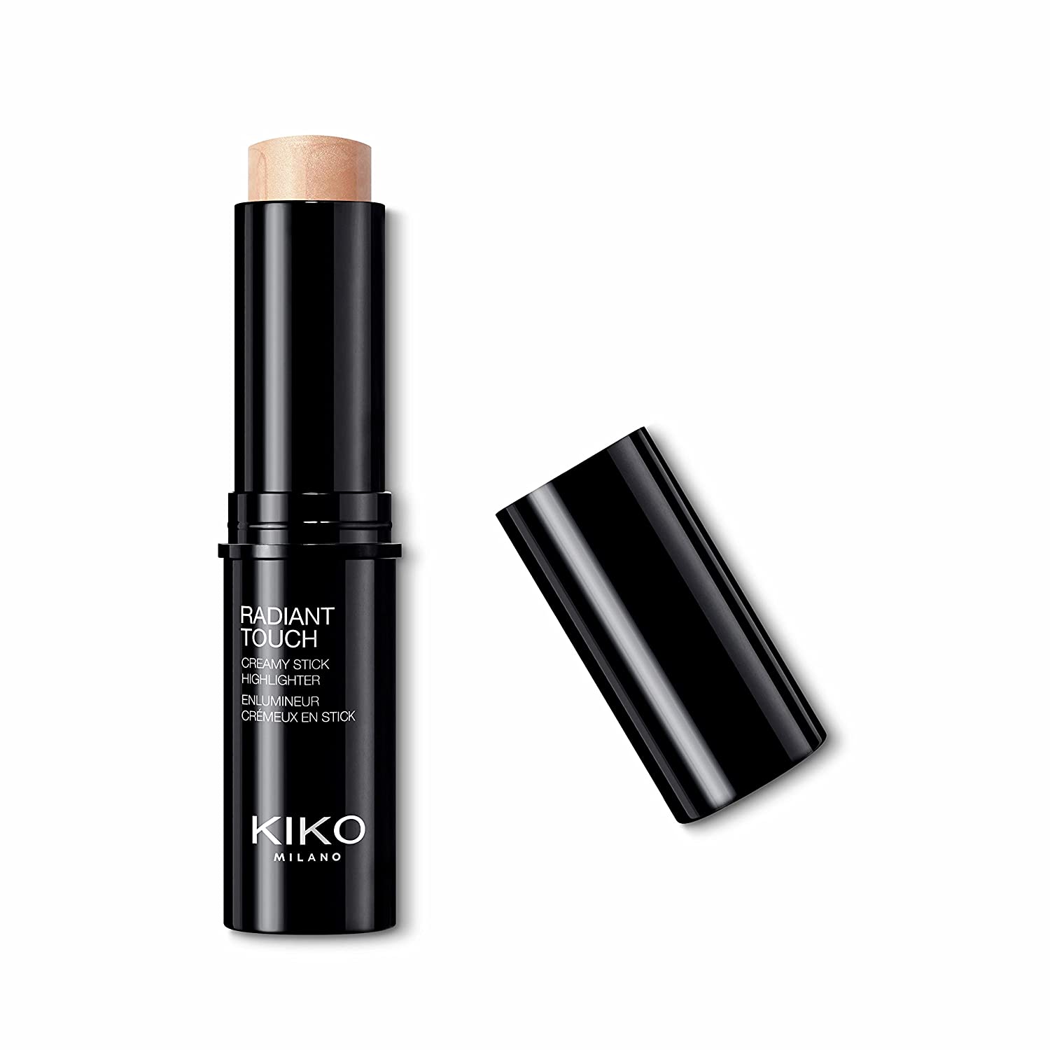 KIKO Milano Radiant Touch Creamy Stick Highlighter 100 | Brightener Stick: Creamy Texture with Radiant Finish, ‎100 gold