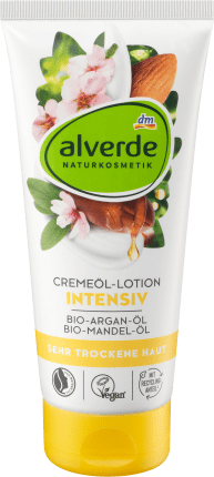 alverde NATURKOSMETIK Cream oil lotion Organic argan oil, organic almond, 200 ml