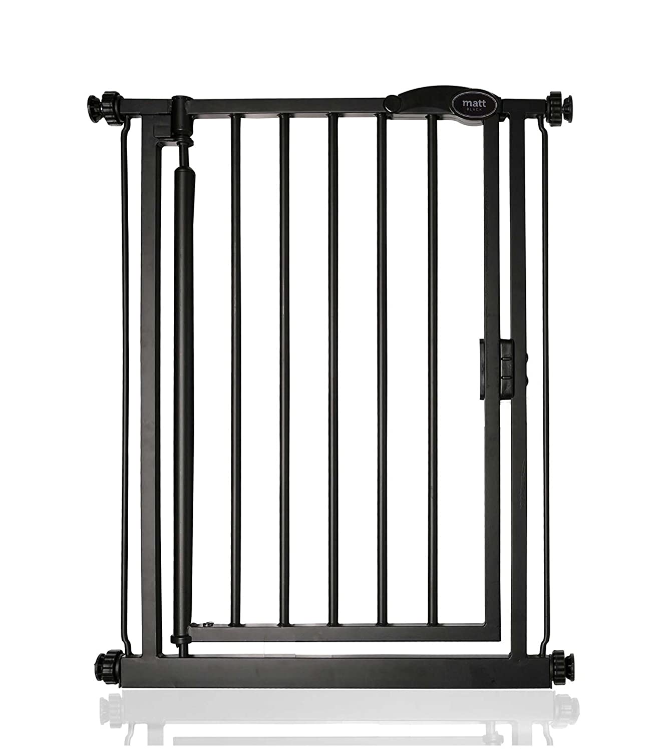 Safetots Auto Close Baby Gate Matte Black Series