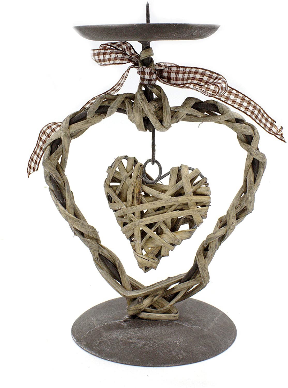DARO DEKO Daro Deco Candle Holder With Heart Pendant