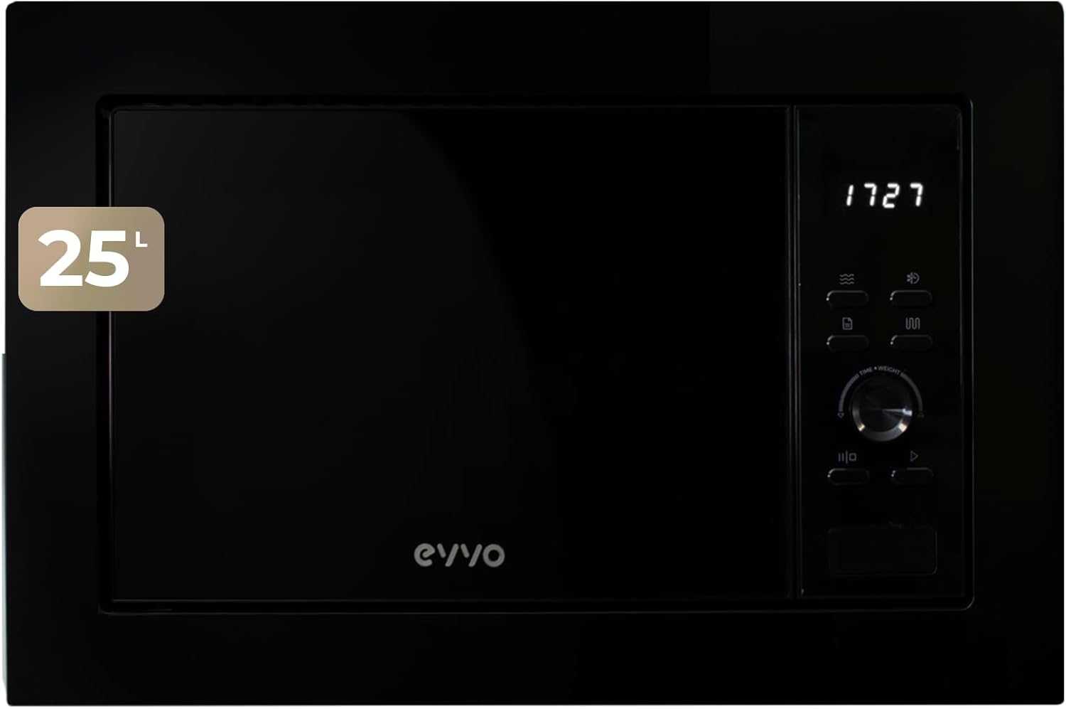 EVVO Mi35 Integrated Microwave Oven - Black