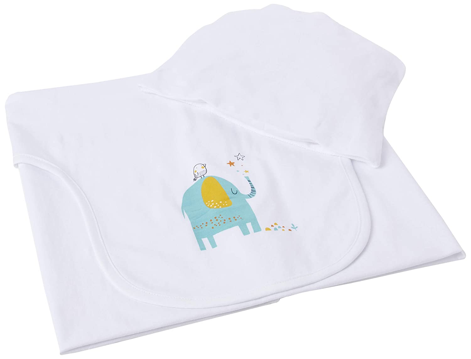 Bimbi Tript.Pto.Auto, Unisex - Baby Bettwäsche 40X80 682 Elefant 150 16