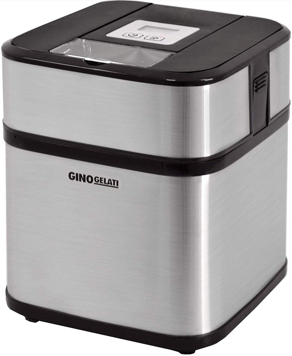 Syntrox Germany Gino Gelati GG-12W Stainless Steel Ice Cream Machine, Frozen Yogurt Machine, Milkshake Machine and Bottle Cooler