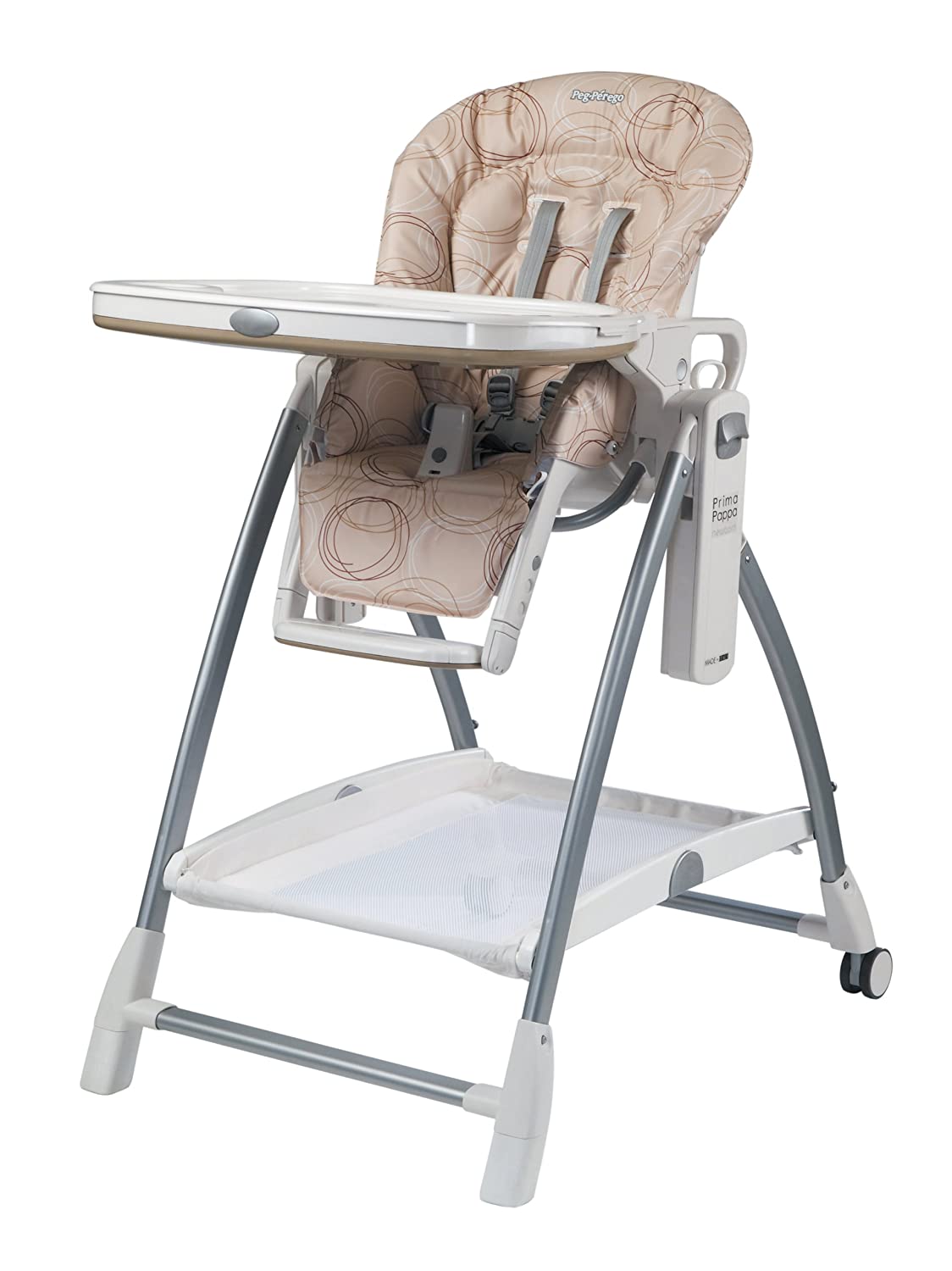 Peg Perego Prima Pappa Newborn H0PPN7CR46 High Chair Circles Beige