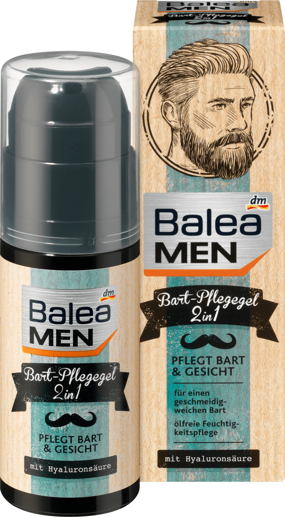 Balea MEN Beard Care Gel 2In1, 50 Ml