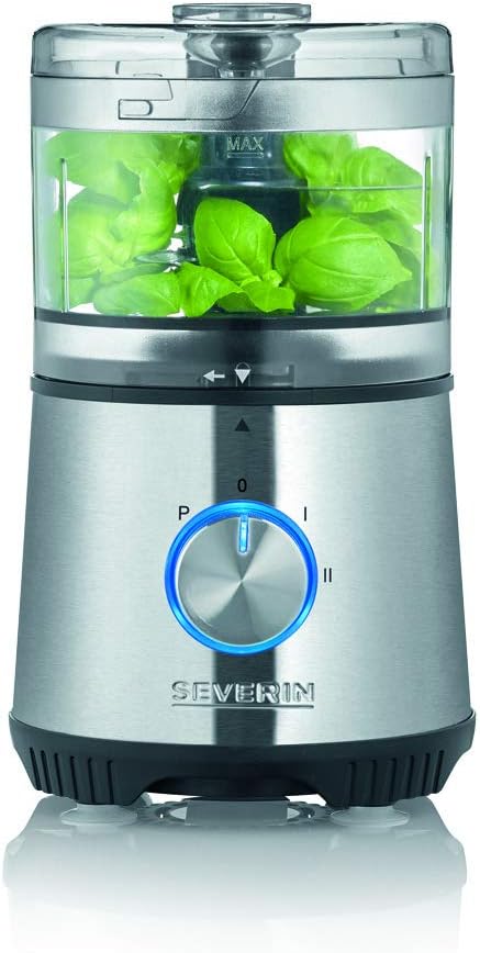 SEVERIN KM 3865 Multi-Chopper (400 W, with Multi-Emulsifying Disc) Silver/Black