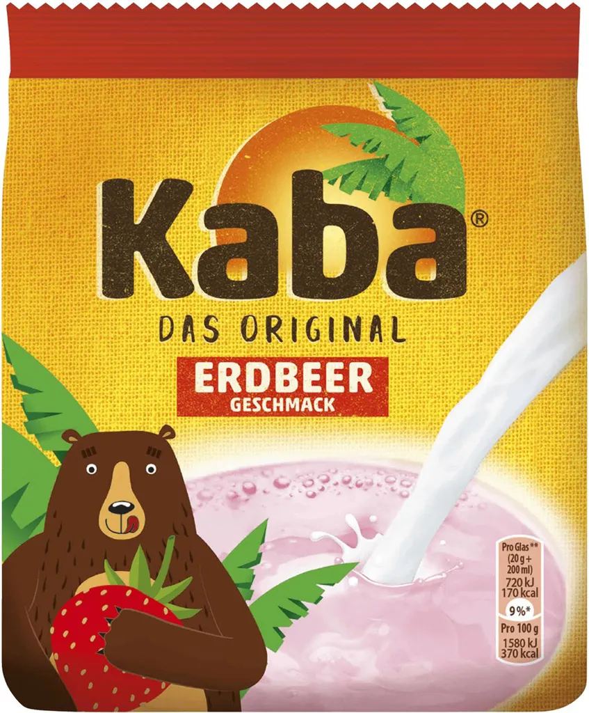 Kaba Strawberry Refill Pack Drink Powder Milk Mix Drink 400g