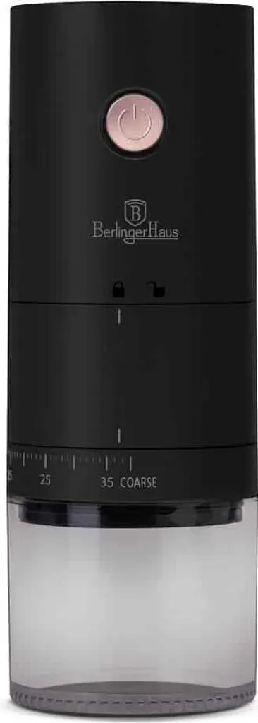 Berlinger Haus BH9800 Cordless Coffee Grinder | Black Rose
