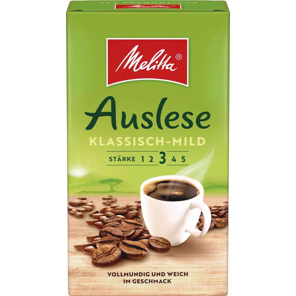 Melitta Kaffee Auslese Klassisch-Mild, gemahlen