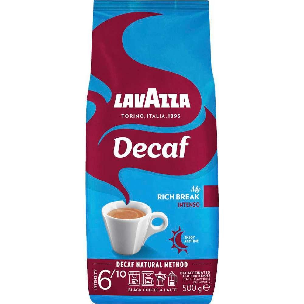Lavazza Coffee Decaf Rich Break Intenso, whole beans