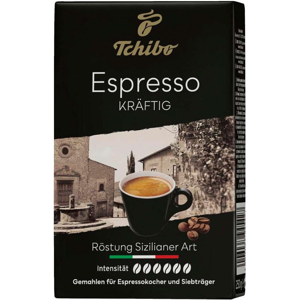 Tchibo Coffee Espresso Sicilian style, strong roast, ground