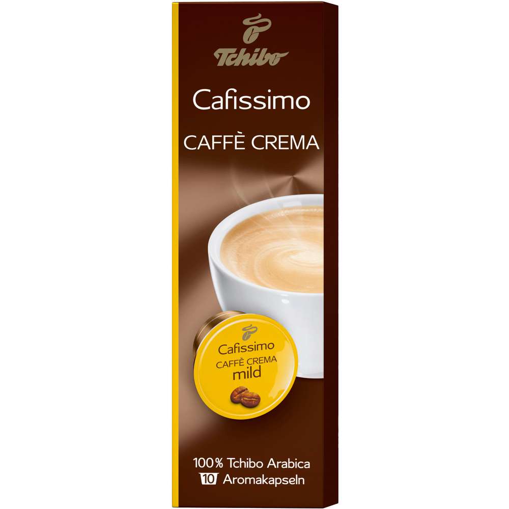 Tchibo Coffee capsules Cafissimo Caffè Crema, mild
