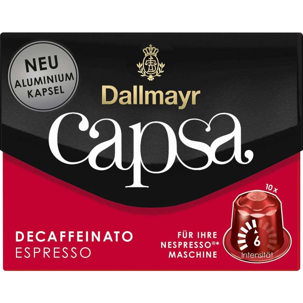 Dallmayr Coffee Capsules Capsa, Lungo Decaffeinato, decaffeinated