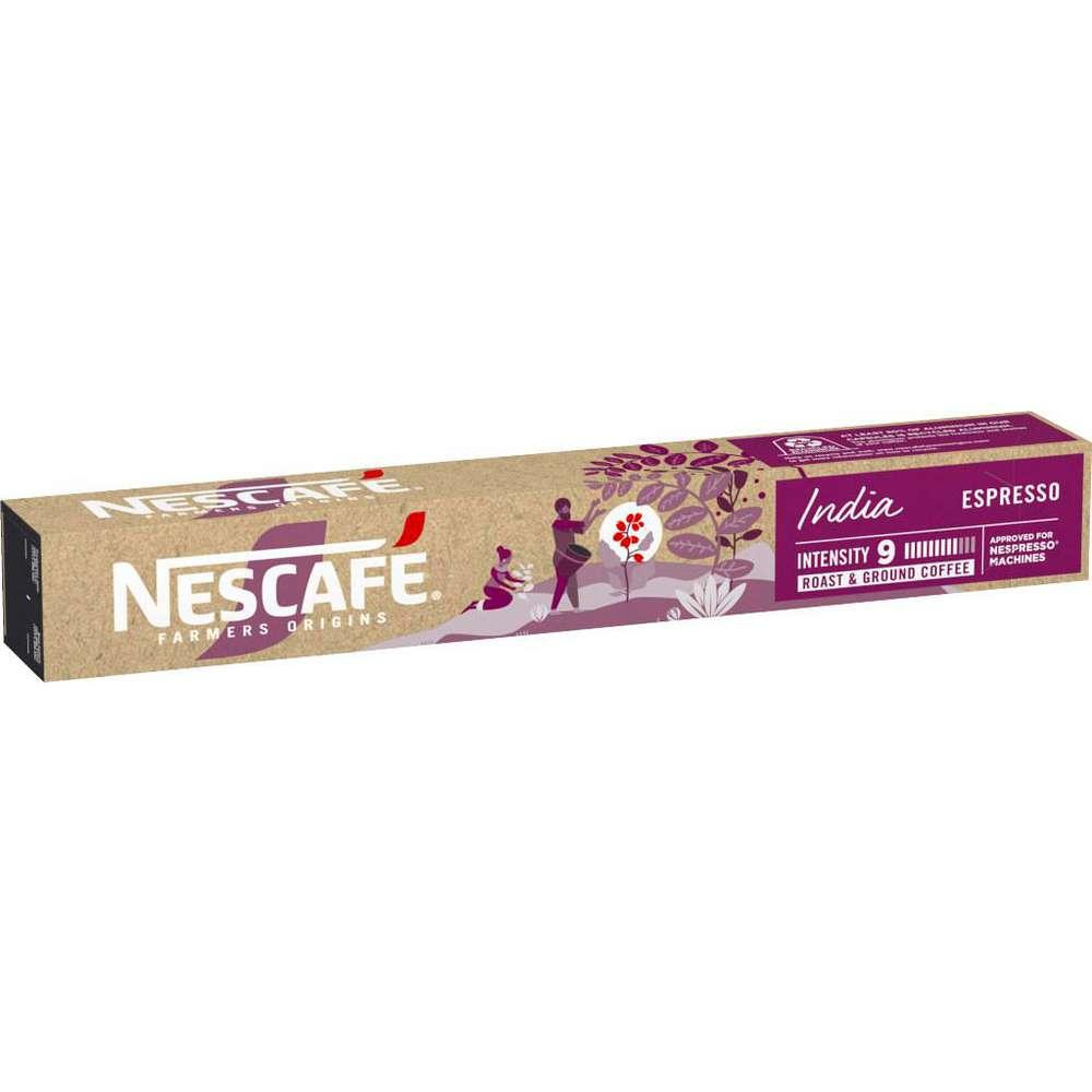 Nescafé Coffee capsules Famers Origins India, Espresso