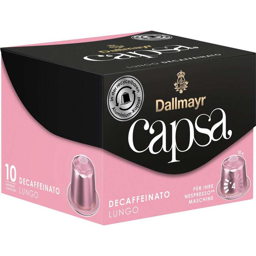 Dallmayr Coffee capsules Lungo, decaffeinated