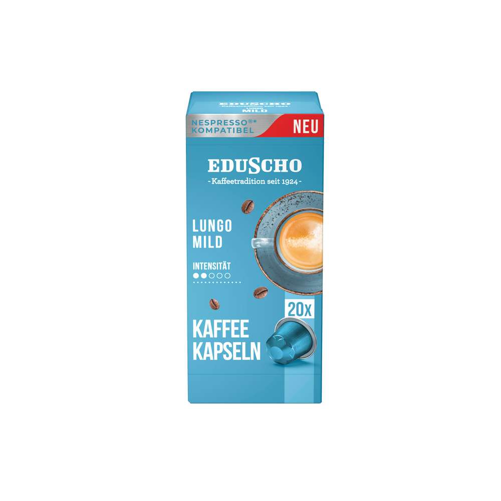 Coffee capsules, Lungo mild