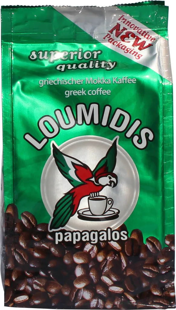 Nestlé Loumidis Papagalos Coffee | Greek Mocha Coffee | 100% Natural | 194 g