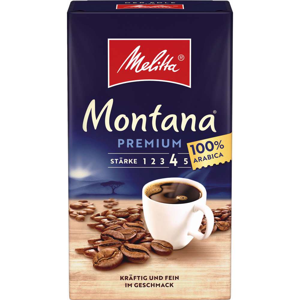 Melitta Kaffee Montana Premium, gemahlen