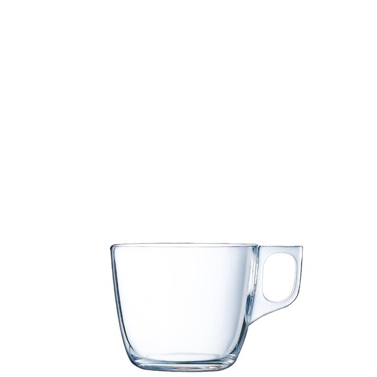 Arcoroc Coffee top with Hkl. Voluto 22 cl, contents: 220 ml, D: 107 mm, H: 71 mm