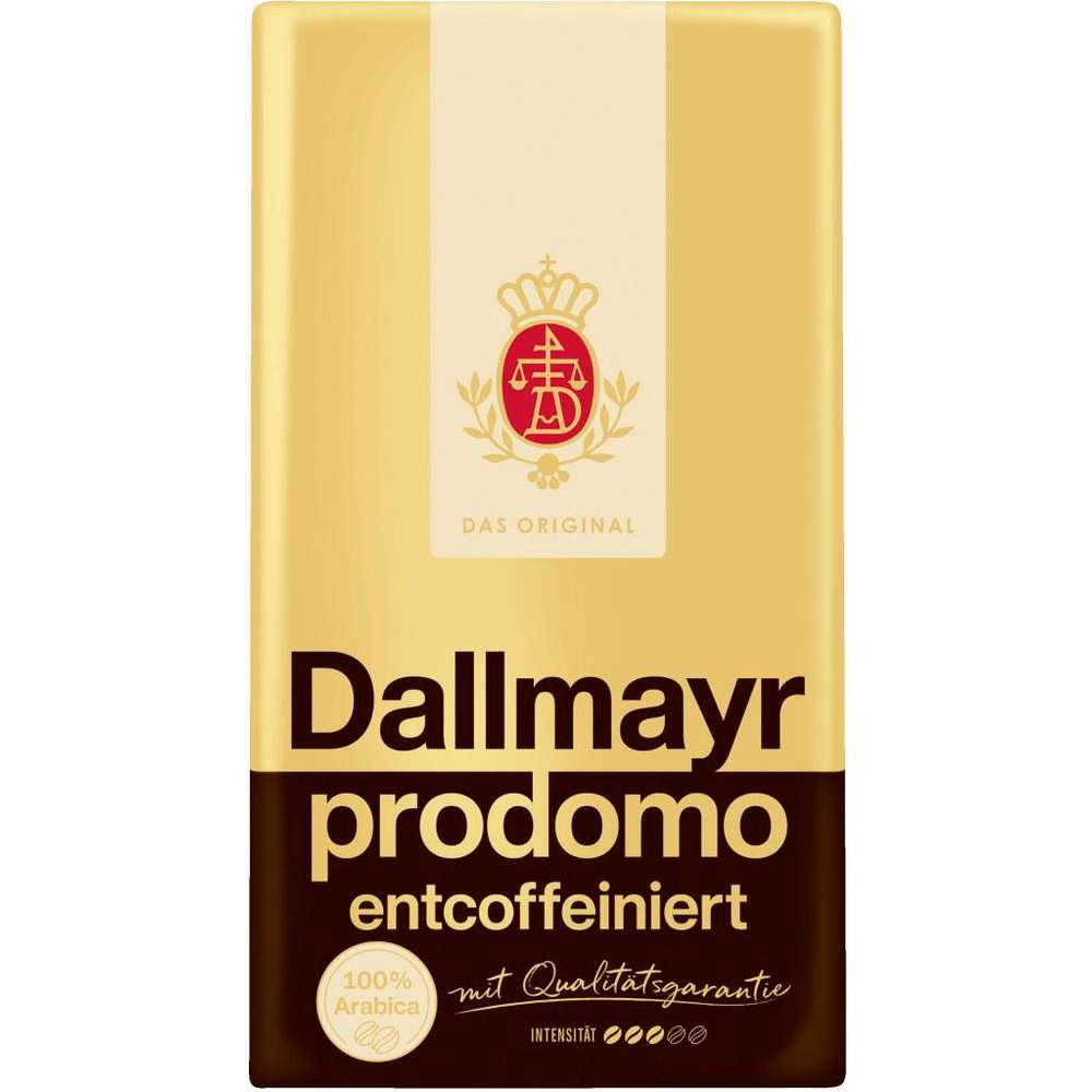 Dallmayr Prodomo decaffeinated ground coffee