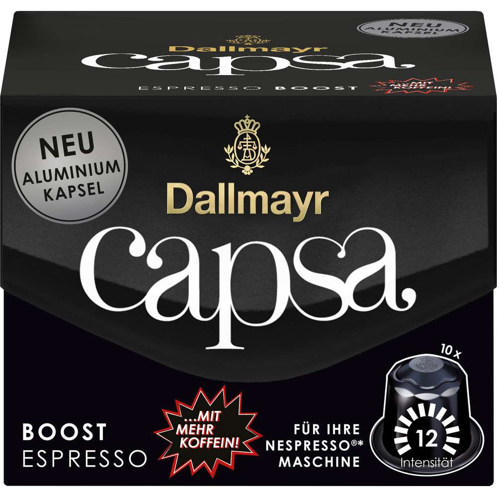 Dallmayr Coffee capsules Capsa, Boost Espresso