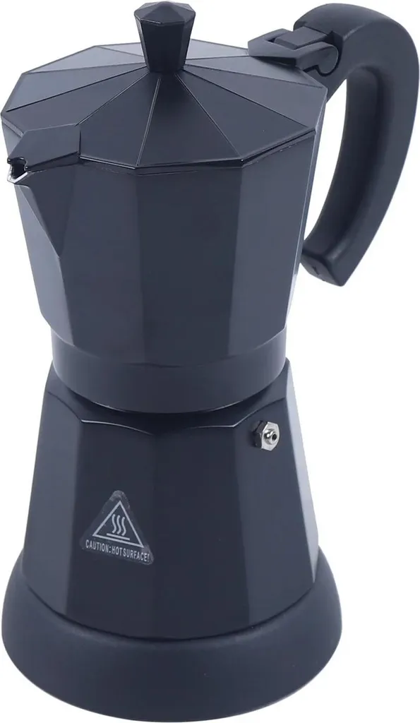 StarTech Coffee maker - Electric Moka pot espresso maker - 300 ml capacity - Brews 6 cups - Ready in under 5 minutes - Black